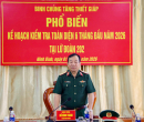 Binh chủng Tăng thiết giáp kiểm tra toàn diện kết quả thực hiện nhiệm vụ 6 tháng đầu năm 2026 tại Lữ đoàn TTG 202