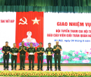 Giao nhiệm vụ cho Đội tuyển tham gia Hội thi  Báo cáo viên giỏi toàn quân năm 2026
