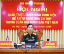 Tham gia Hội nghị quán triệt, triển khai thực hiện Đề án Tự động hóa chỉ huy trong QĐND Việt Nam ( Đề án 33)