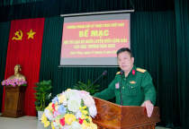 Trường Trung cấp Kỹ thuật Tăng thiết giáp: Bế mạc Hội thi cán bộ huấn luyện Điều lệnh giỏi năm 2025