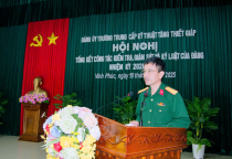 Đảng ủy Trường Trung cấp Kỹ thuật Tăng thiết giáp: Tổ chức hội nghị tổng kết công tác kiểm tra, giám sát và kỷ luật của Đảng nhiệm kỳ 2020 - 2025