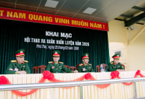 Trường Trung cấp Kỹ thuật Tăng thiết giáp tổ chức thi cơ sở vật chất huấn luyện và hội thao ra quân huấn luyện năm 2026