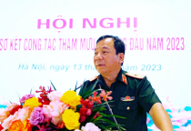 Hội nghị Sơ kết công tác Tham mưu 6 tháng đầu năm 2023