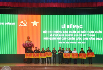 Binh chủng Tăng thiết giáp đạt giải cao Hội thi Kỹ thuật kho quân khí cấp chiến lược giỏi năm 2023