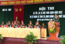 Lữ đoàn xe tăng 215: Tham gia Hội thi xe tốt, lái xe giỏi toàn quân năm 2023