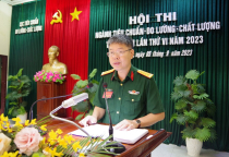 Xưởng Sửa chữa xe tăng X32 Tham gia Hội thi ngành tiêu chuẩn- đo lường-chất lượng  toàn quân lần thứ VI năm 2023