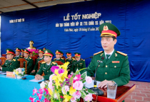 Lễ tốt nghiệp đào tạo thành viên kíp xe tăng thiết giáp Khóa 55