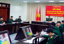 Tham dự Hội nghị trực tuyến tổng kết công tác Hội nhập quốc tế và đối ngoại quốc phòng năm 2023, phương hướng nhiệm vụ năm 2024