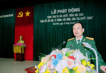 Trường Trung cấp Kỹ thuật Tăng thiết giáp tổ chức Lễ phát động phong trào thi đua Quyết thắng năm 2024