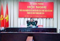 Tham gia Hội nghị triển khai nhiệm vụ về chuyển đổi số và thực hiện Đề án 06 trong Bộ Quốc phòng năm 2024