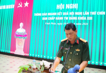 Đảng ủy Trường Sĩ quan Tăng thiết giáp thông báo nhanh kết quả Hội nghị lần thứ chín Ban Chấp hành Trung ương Đảng khóa XIII