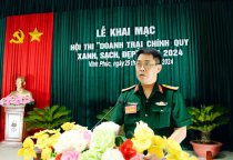 Khai mạc Hội thi “Doanh trại chính quy, xanh, sạch, đẹp” năm 2024