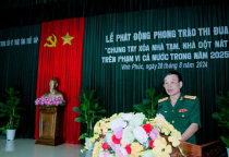 Trường Trung cấp Kỹ thuật Tăng thiết giáp tổ chức Lễ phát động hưởng ứng phong trào thi đua “Chung tay xóa nhà tạm, nhà dột nát  trên phạm vi cả nước trong năm 2025”