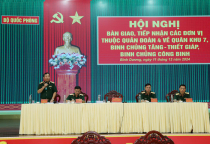 Bàn giao, tiếp nhận Lữ đoàn Tăng thiết giáp 22/QĐ4 về Binh chủng Tăng thiết giáp