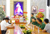 Lữ đoàn TTG 22 thắt chặt tình đoàn kết quân dân, đoàn kết tôn giáo trên địa bàn đóng quân