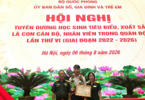 Tỏa sáng tinh thần hiếu học trong gia đình quân nhân Lữ đoàn Tăng thiết giáp 202