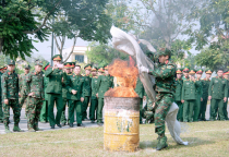 Trường Trung cấp Kỹ thuật Tăng thiết giáp tổ chức hội thao kết thúc huấn luyện năm 2025