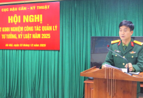 Cục Hậu cần - Kỹ thuật tổ chức Hội nghị rút kinh nghiệm công tác quản lý tư tưởng, kỷ luật năm 2025
