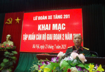LỮ ĐOÀN 201 HOÀN THÀNH KẾ HOẠCH TẬP HUẤN CÁN BỘ GIAI ĐOẠN 2 NĂM 2025
