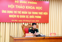 Tham gia Hội thảo “Ứng dụng trí tuệ nhân tạo trong thực hiện nhiệm vụ Quân sự, Quốc phòng”