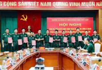 Công bố, trao Quyết định thăng quân hàm sĩ quan Cấp Đại tá, Thượng tá, nâng lương cấp Đại tá, Thượng tá Dịp kỷ niệm 80 năm Quốc khánh nước CHXHCN Việt Nam