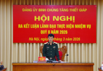 Hội nghị Đảng ủy ra Kết luận lãnh đạo thực hiện nhiệm vụ  Quý II năm 2026