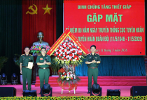 Ngành Tuyên huấn Tăng thiết giáp “Kiên định, chủ động, nhạy bén, sáng tạo, đoàn kết, quyết thắng”