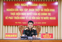 Tham gia Hội nghị trực tuyến toàn quốc học tập, quán triệt, triển khai Thực hiện Nghị quyết số 10-NQ/TW của Bộ Chính trị về phát triển Kinh tế có vốn đầu tư nước ngoài