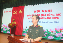 Bộ Tham mưu tổ chức Hội nghị sơ kết các mặt công tác 6 tháng đầu năm 2026
