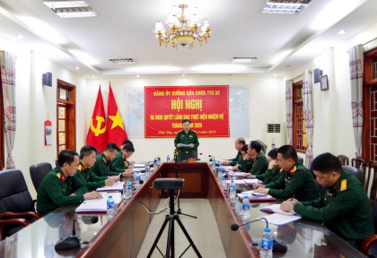 Đảng ủy Xưởng sửa chữa Tăng thiết giáp 32  ra nghị quyết lãnh đạo thực hiện nhiệm vụ tháng 4/2026