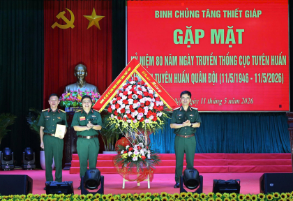 Ngành Tuyên huấn Tăng thiết giáp “Kiên định, chủ động, nhạy bén, sáng tạo, đoàn kết, quyết thắng”