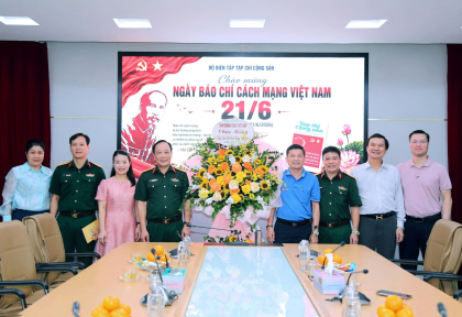 Bộ Tư lệnh Binh chủng chúc mừng các cơ quan báo chí nhân dịp kỷ niệm 101 năm Ngày Báo chí Cách mạng Việt Nam
