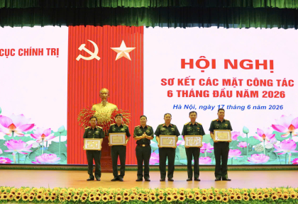 Cục Chính trị tổ chức Hội nghị sơ kết các mặt công tác 6 tháng đầu năm 2026