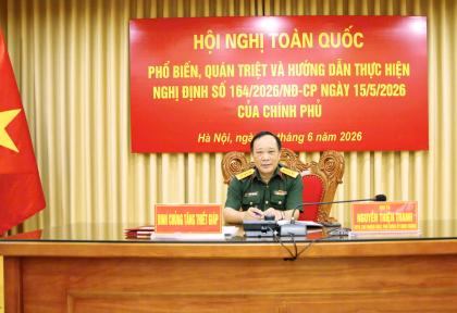 Tham dự Hội nghị trực tuyến toàn quốc triển khai thực hiện Nghị định số 164/2026/NĐ-CP của Chính phủ về kiểm soát tài sản, thu nhập của người có chức vụ quyền hạn trong cơ quan, tổ chức, đơn vị