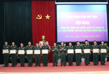 Hội nghị tổng kết công tác huấn luyện và tham gia Hội thao Phòng thủ dân sự toàn quân năm 2026