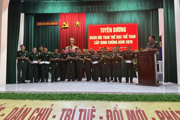 Xưởng sửa chữa xe tăng X32 đạt thành tích cao  Tại Hội thao thể dục thể thao cấp Binh chủng năm 2026