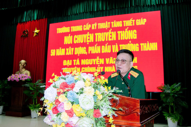 Trường Trung cấp Kỹ thuật Tăng thiết giáp: Tự hào quá khứ, vững bước tương lai