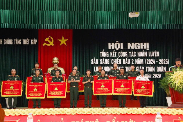 Binh chủng Tăng thiết giáp tổ chức Hội nghị tổng kết 2 năm huấn luyện, sẵn sàng chiến đấu (2024 - 2025) lực lượng Tăng thiết giáp toàn quân 