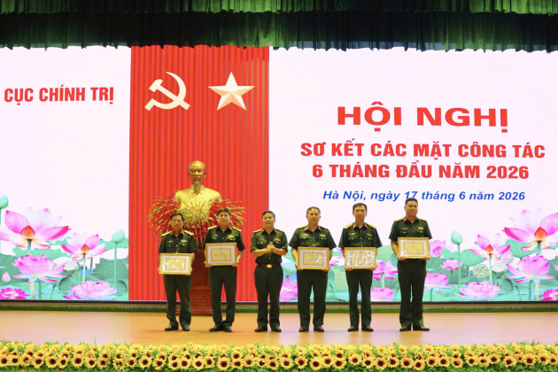 Cục Chính trị tổ chức Hội nghị sơ kết các mặt công tác 6 tháng đầu năm 2026