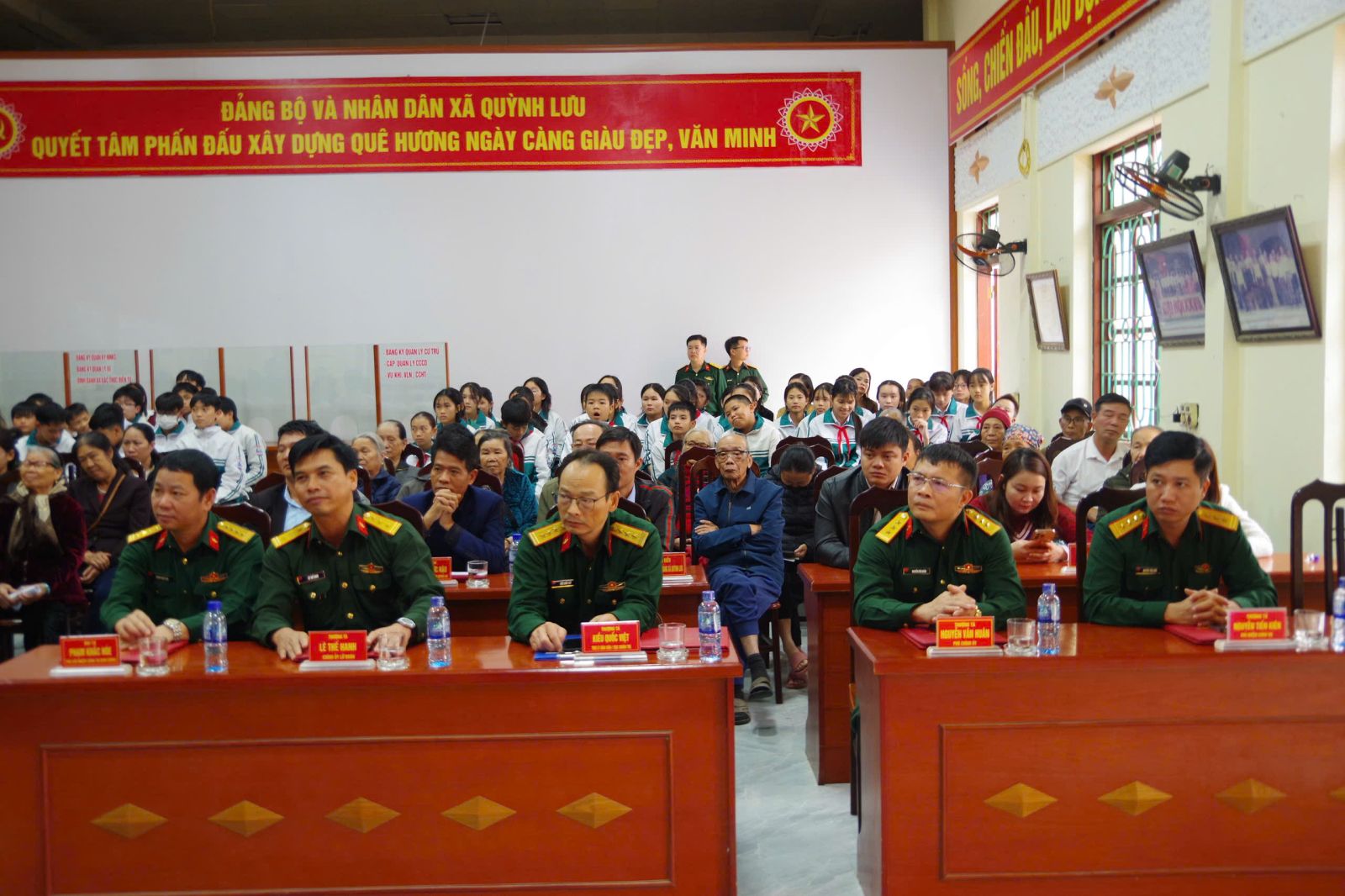 Dự theo dõi chỉ đạo hoạt động CTDV của Lữ đoàn đồng chí Đại tá Phạm Khắc Hoè, Phó Chủ nhiệm Chính trị Binh chủng TTG