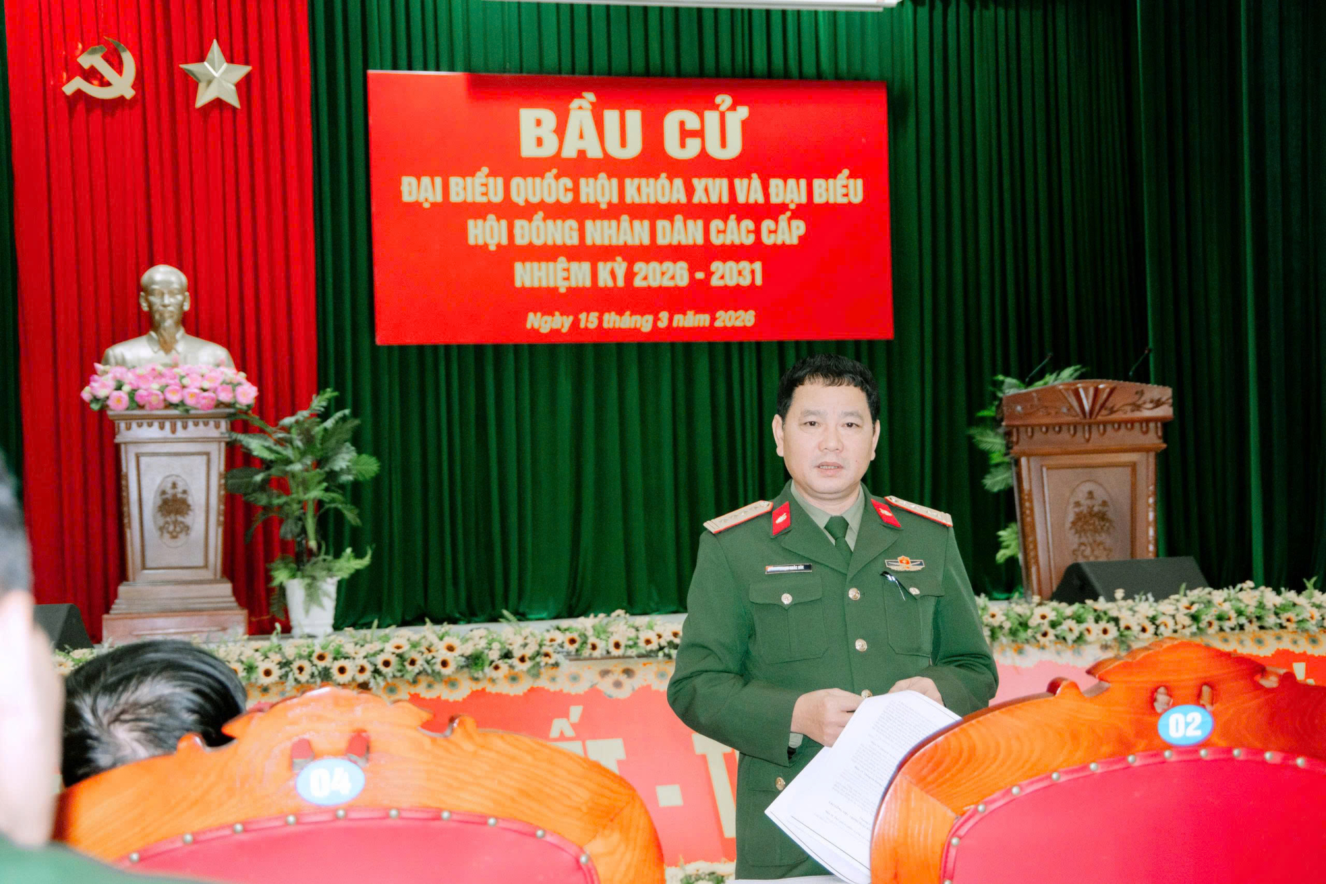 Trường Trung cấp Kỹ thuật Tăng thiết giáp làm tốt công tác chuẩn bị bầu cử đại biểu Quốc hội khóa XVI và đại biểu HĐND các cấp nhiệm kỳ 2026-2031