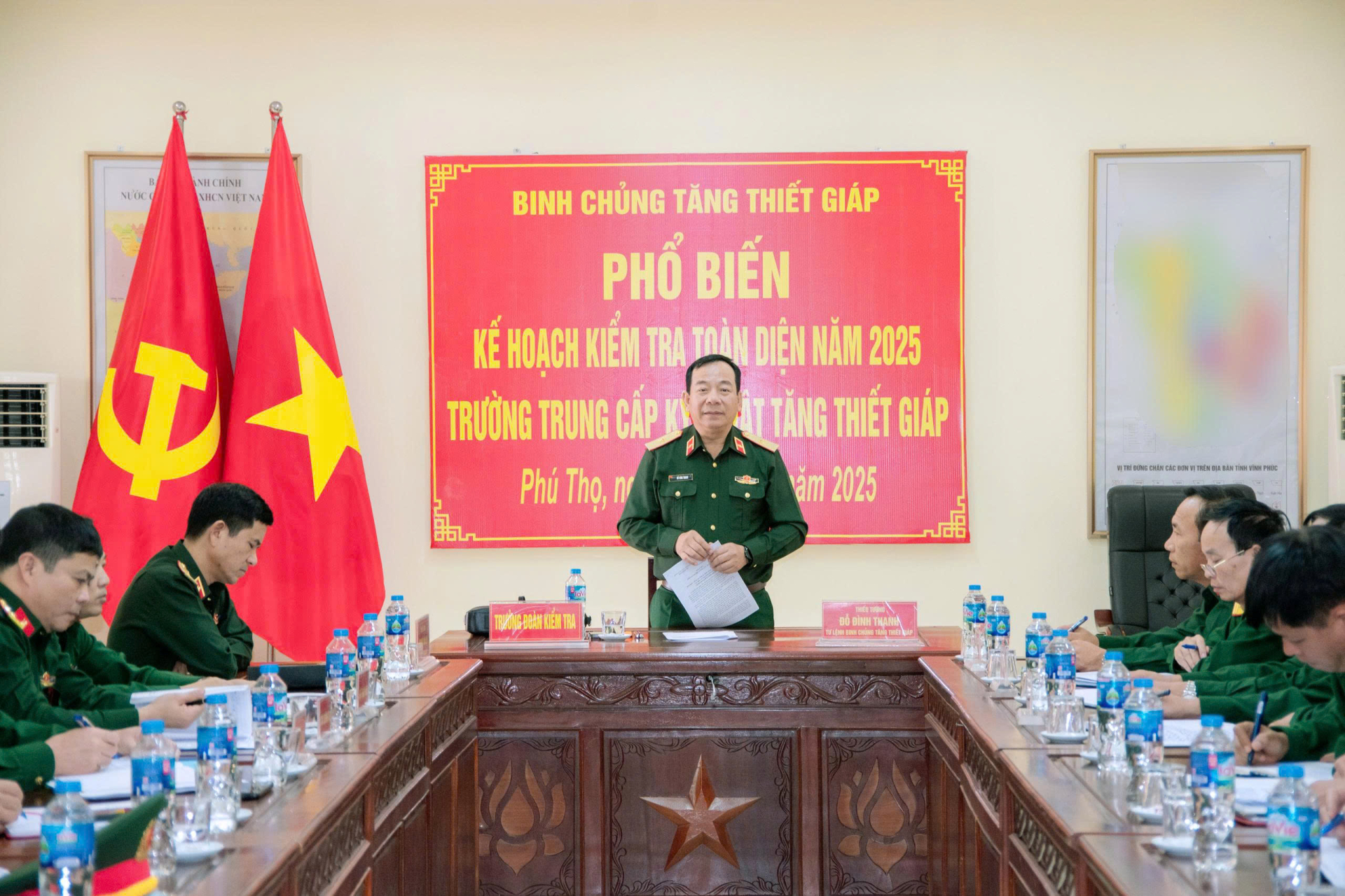 Trường Trung cấp Kỹ thuật Tăng thiết giáp hoàn thành tốt nhiệm vụ kiểm tra toàn diện năm 2025