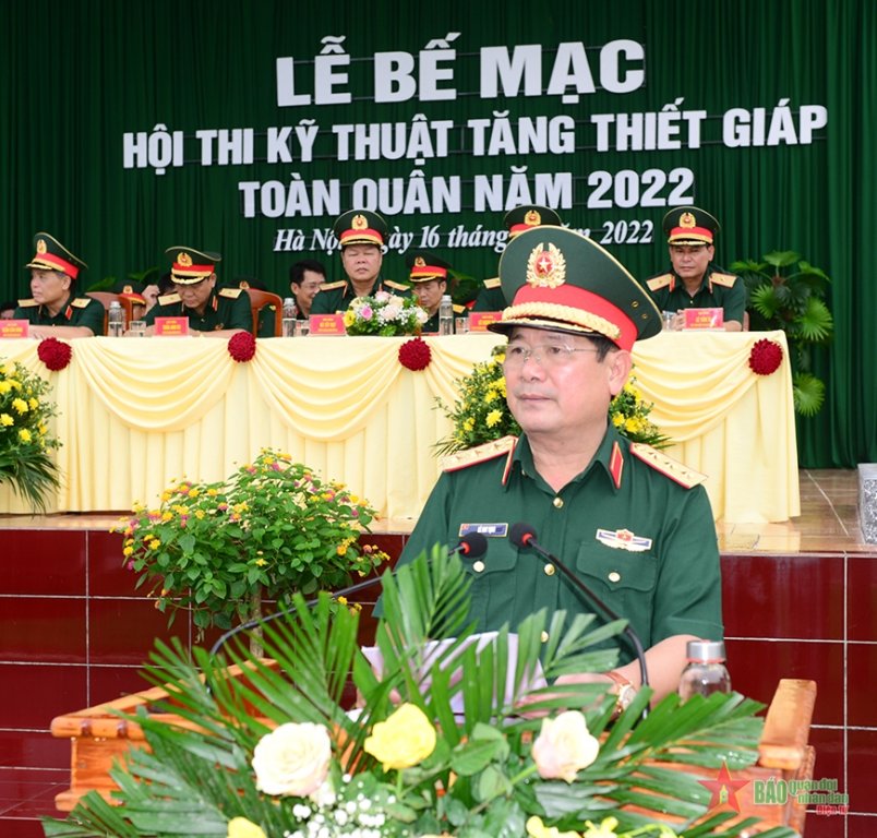 Bế mạc Hội thi kỹ thuật Tăng thiết giáp toàn quân 2022