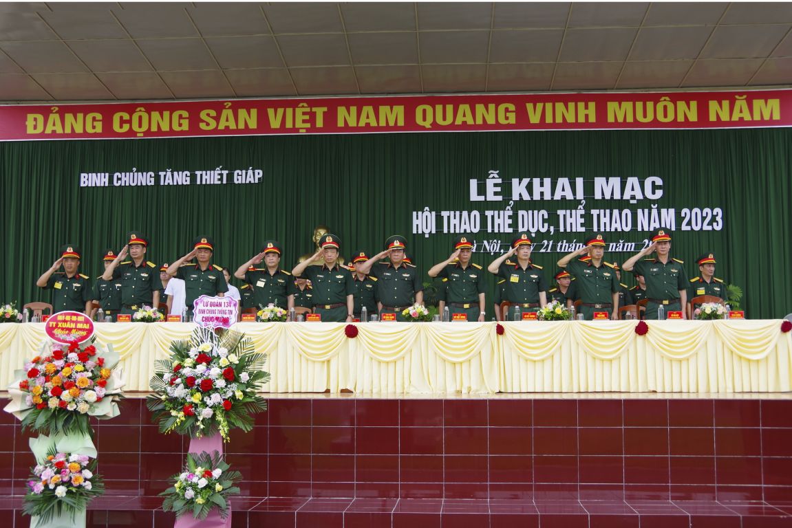 Binh chủng Tăng thiết giáp tổ chức Lễ Khai mạc Hội thao Thể dục thể thao năm 2023