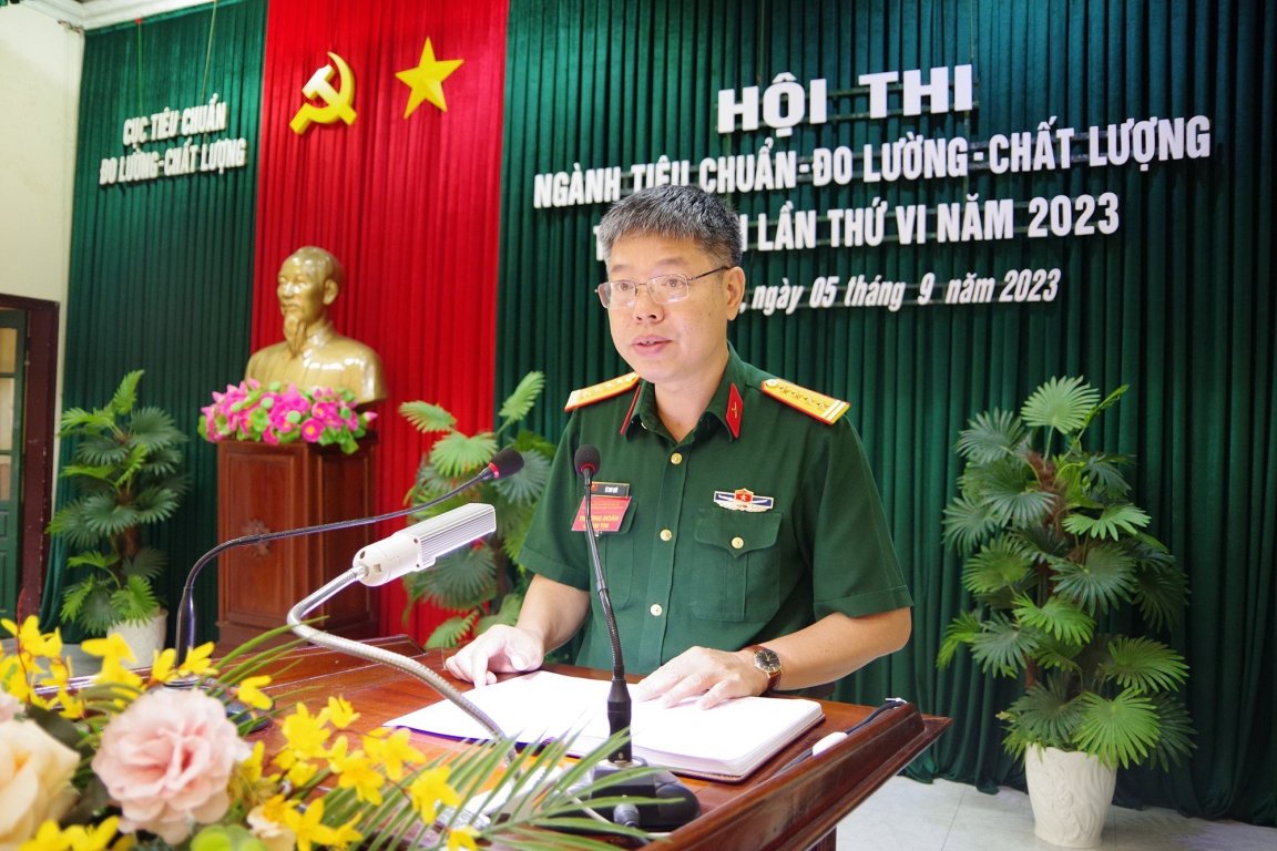 Xưởng Sửa chữa xe tăng X32 Tham gia Hội thi ngành tiêu chuẩn- đo lường-chất lượng  toàn quân lần thứ VI năm 2023