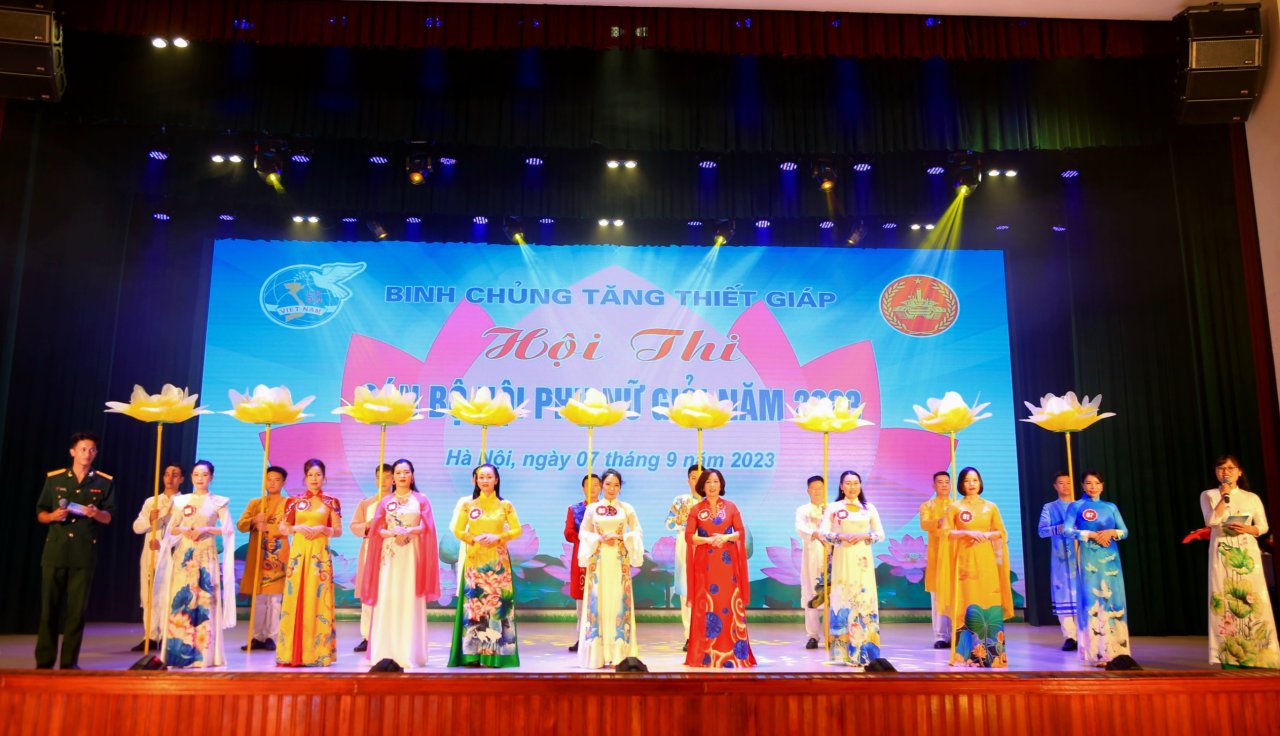 Hội thi cán bộ phụ nữ giỏi Binh chủng Tăng thiết giáp năm 2023