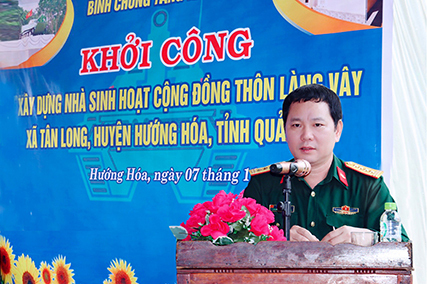 Khởi công xây dựng Nhà sinh hoạt cộng đồng tại xã Tân Long, huyện Hướng Hóa, tỉnh Quảng Trị