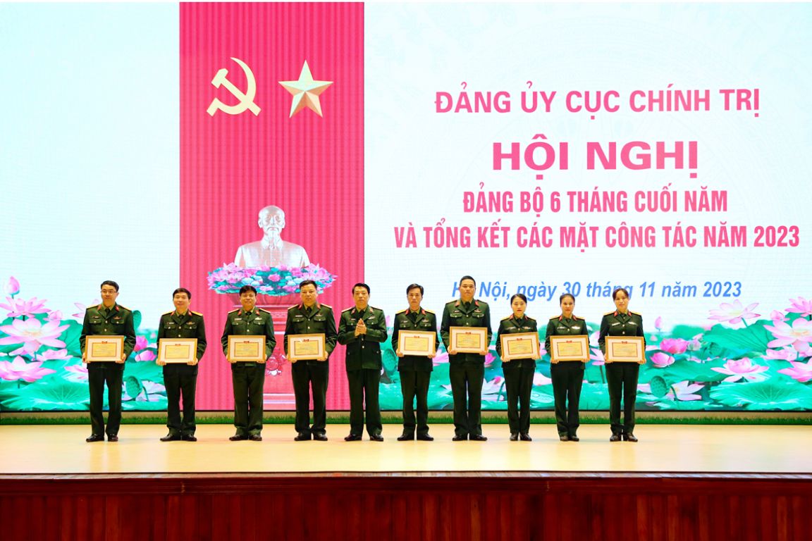 Cục Chính trị Binh chủng tổ chức Hội nghị Đảng bộ và Tổng kết các mặt công tác năm 2023