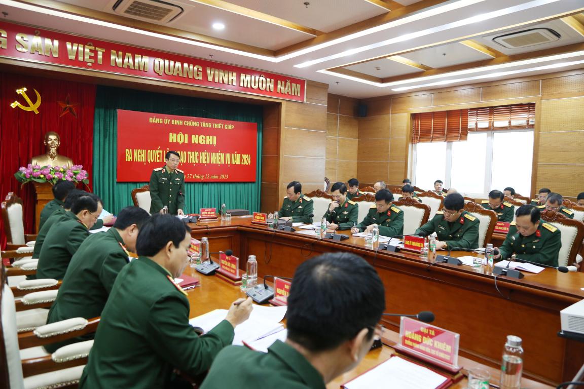 Hội nghị Ra Nghị quyết lãnh đạo thực hiện nhiệm vụ năm 2024