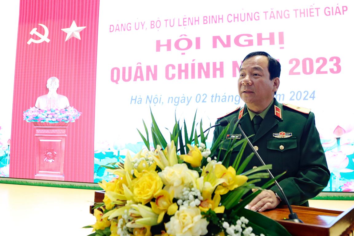 Hội nghị Quân chính Binh chủng Tăng thiết giáp năm 2023